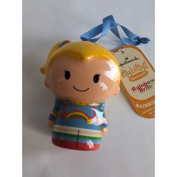 Hallmark Ornament Rainbow Brite Itty Bitty Plastic Doll Christmas Holiday T103 - Picture 2 of 3
